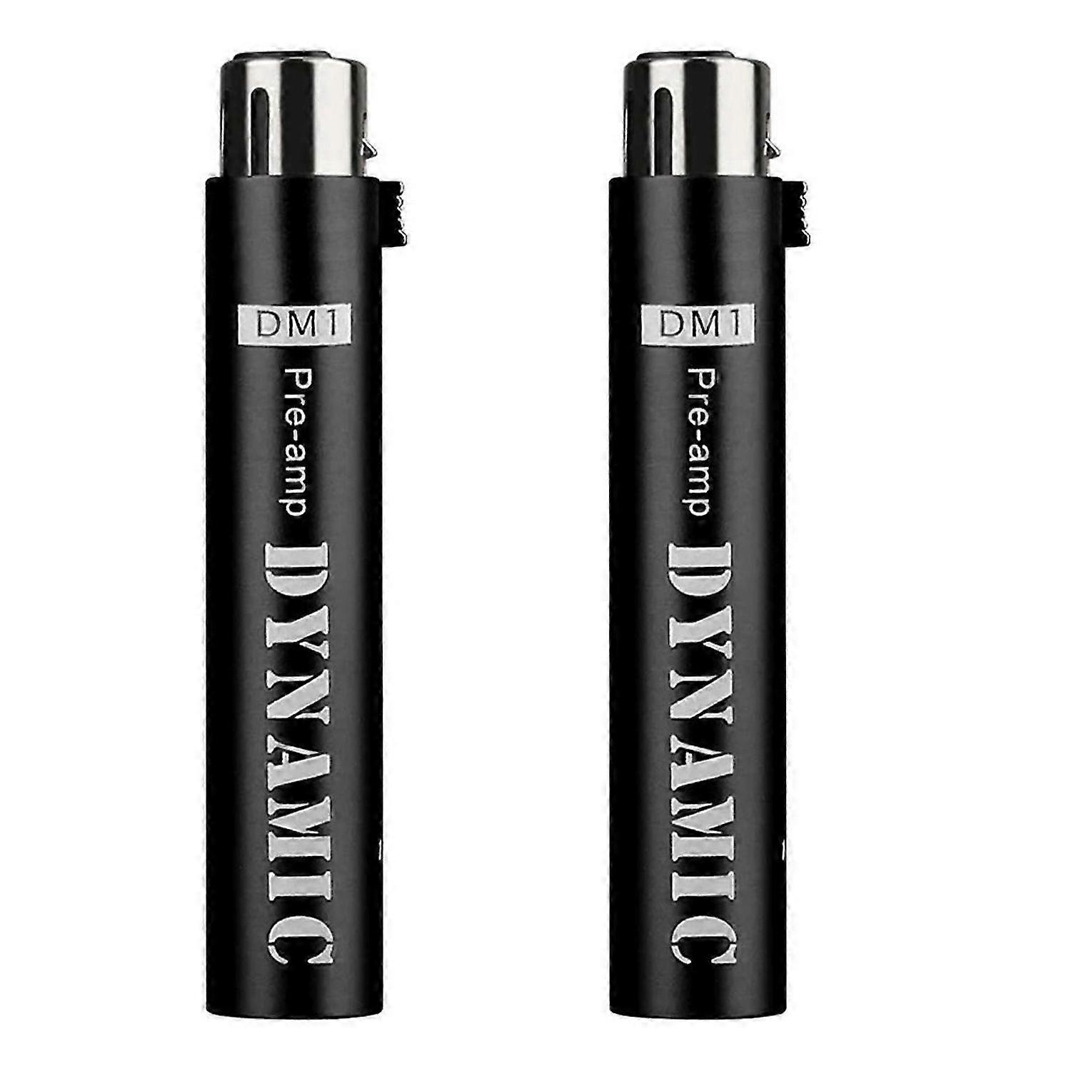 Replace for DM1 Dynamic Microphone Preamplifier Gain Amplifier,Black