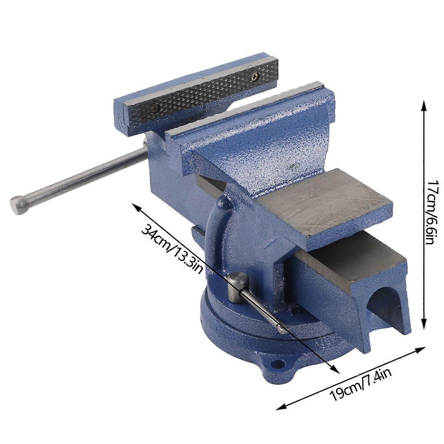 Features:
The vise body is made from heavy duty cast iron for high hardness and durability. This mul