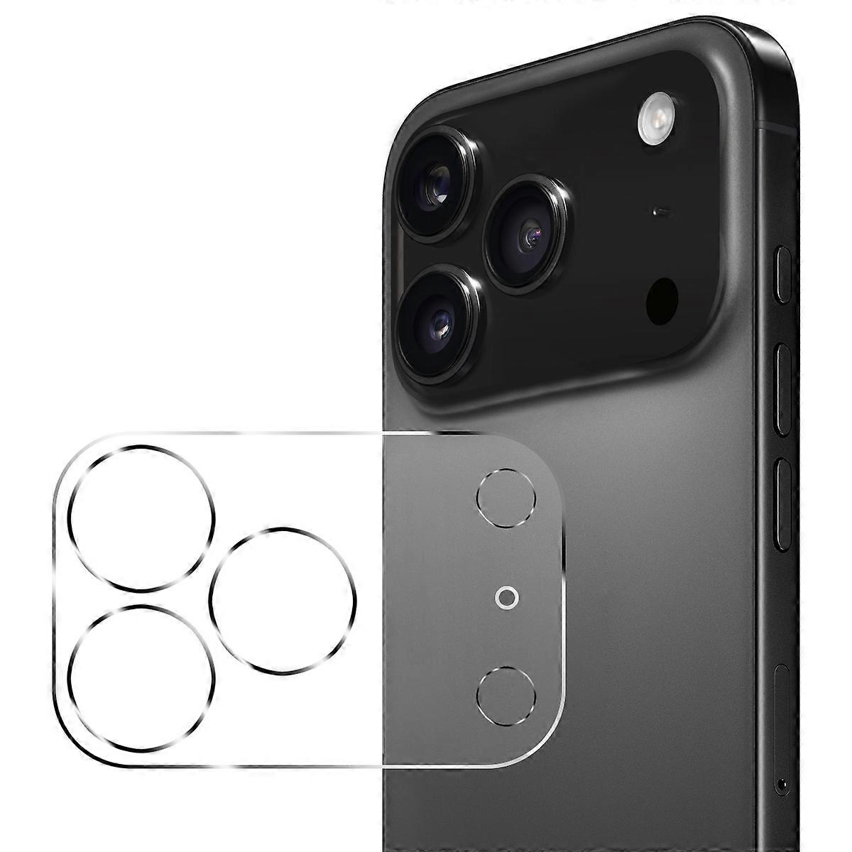 Pour iPhone 17 Pro Max Protecteur d’objectif d’appareil photo ENKAY Hat-Prince Film d’objectif en verre trempé intégré - T