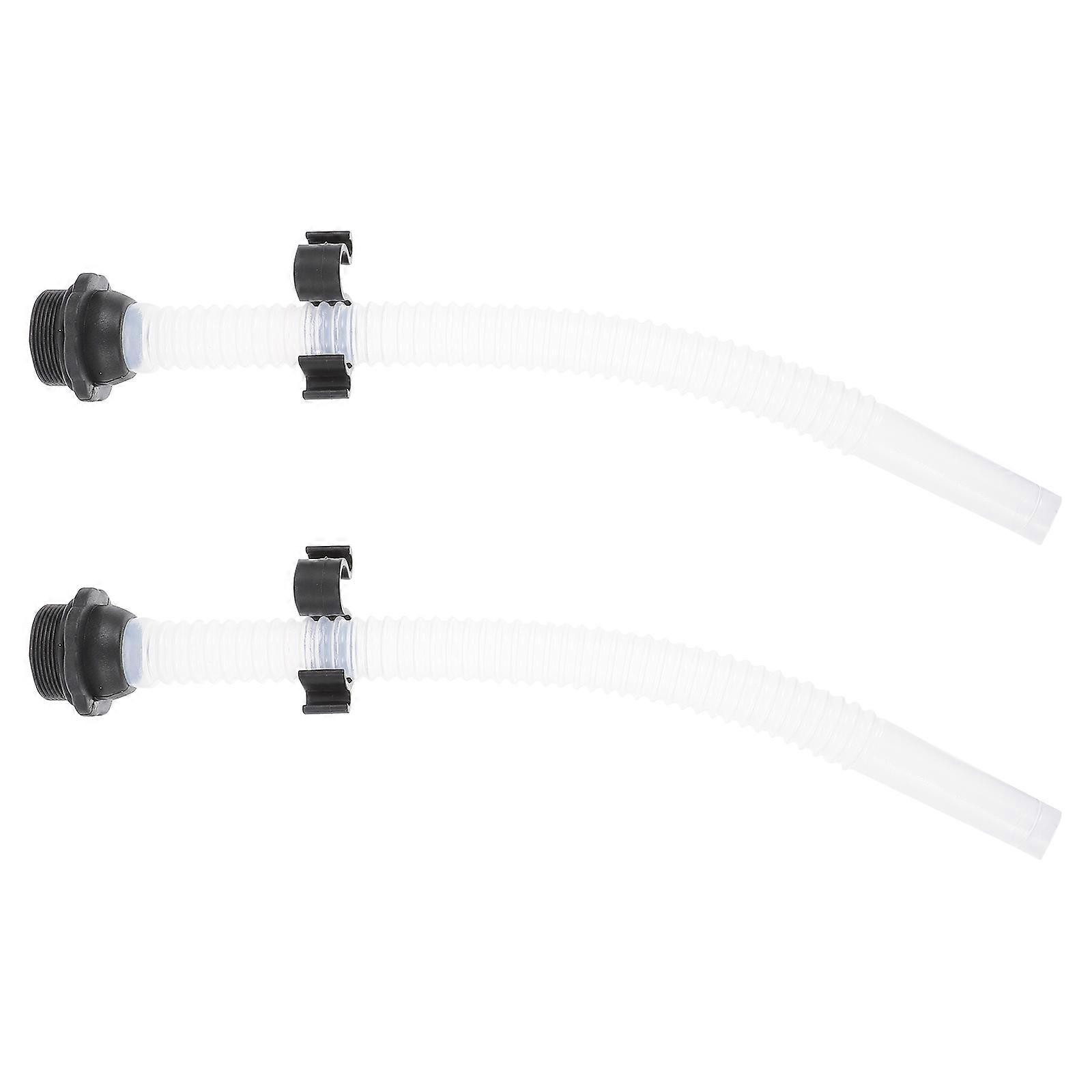 Flexible Can Spout Fuel Can Nozzle Plastic for Oil Transfer 2Pcs Set