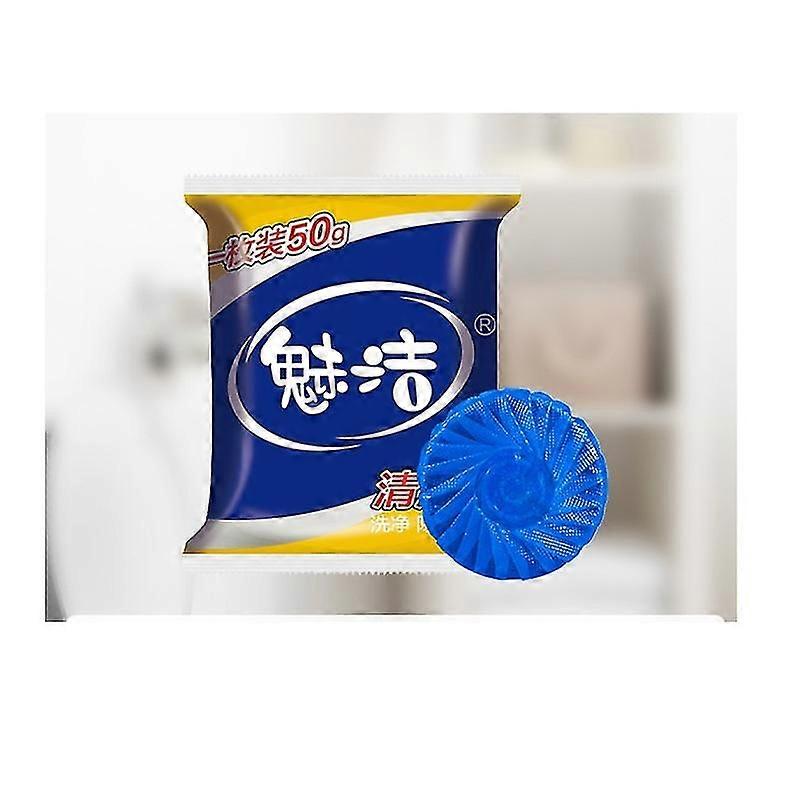 Toilet Deodorizer Long-term Cleaning Toilet Cleaner Deodorization Flushing Lemon Fragrance Blue Bubble Toilet Cleaning Tool