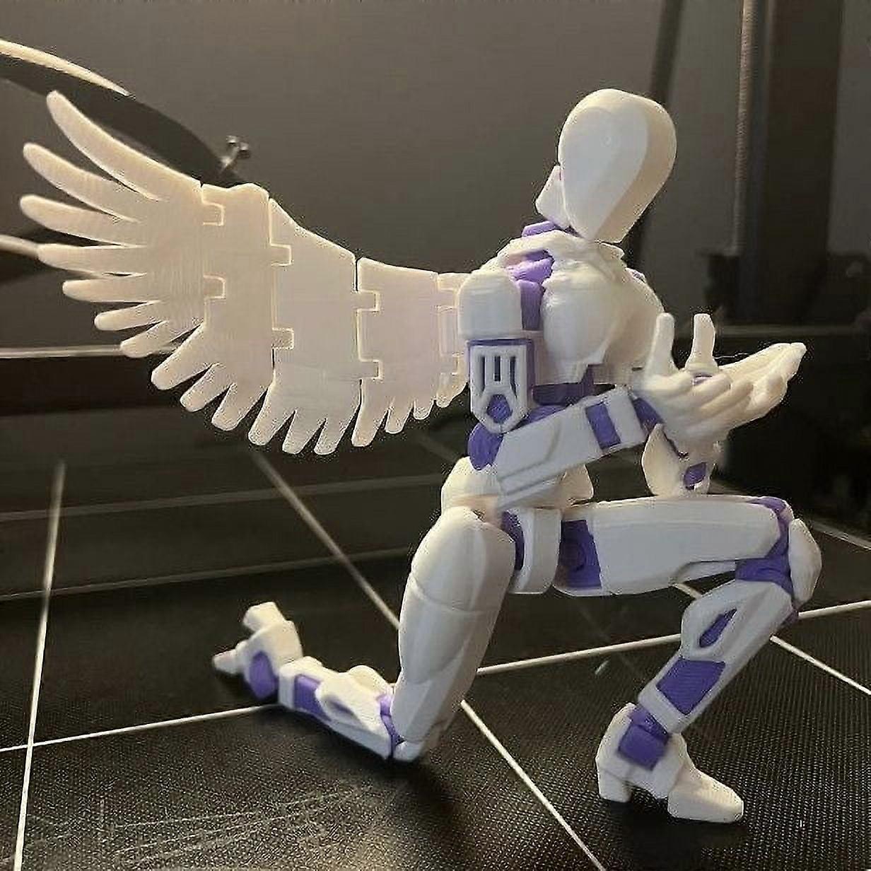 T13 Action Figure (Assembly Completed),3D Printed with Full Articulation for Stop Motion Animation,Tina13 Movable Robot Dummy Upgraded Version