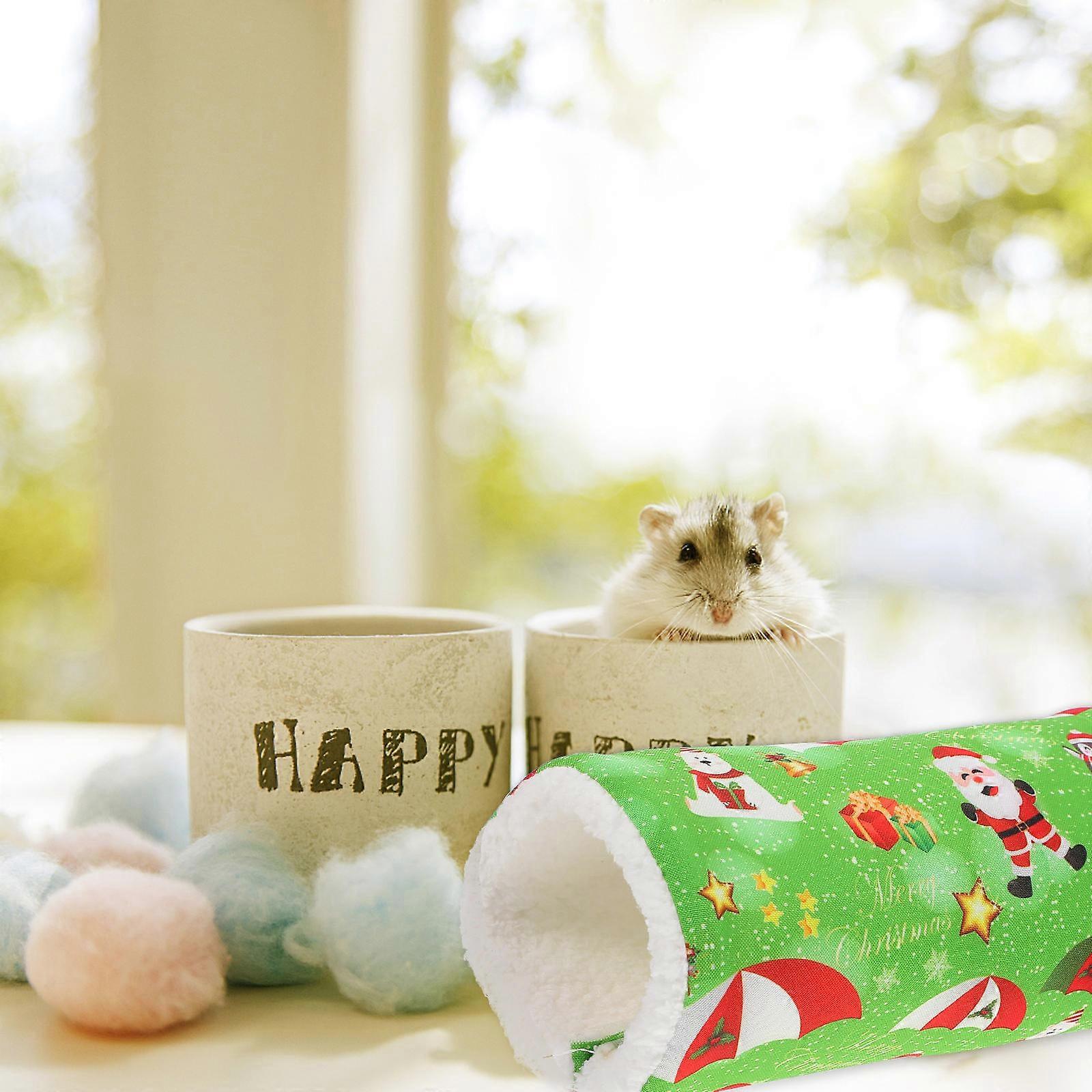 Winter Warm Guinea Pig Bed for Small Pets 3Pcs Comfortable Sleeping House