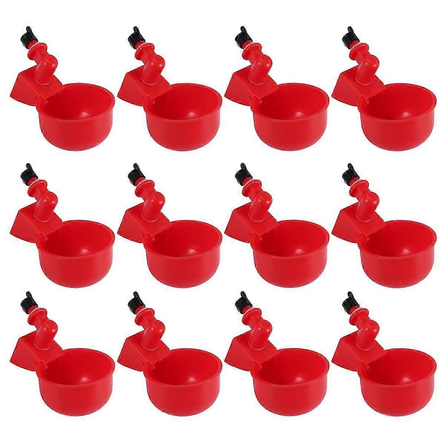 Chicken Watering Cup Automatic Filling Waterer Poultry Drinking Bowl Thread Watering Feeder Cup for