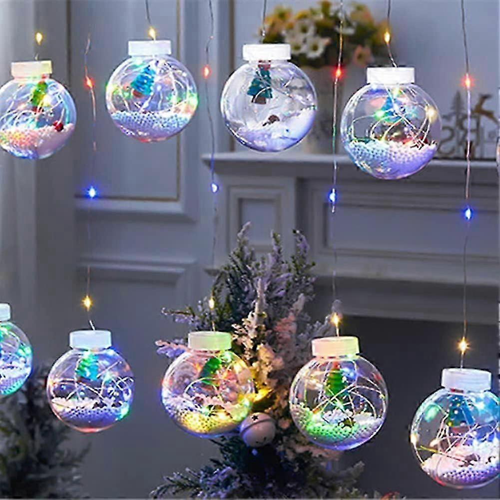 Guirlande lumineuse à 10 LED pour sapin de Noël, 3 x 3 m, étanche, pour l'extérieur et l'intérieur