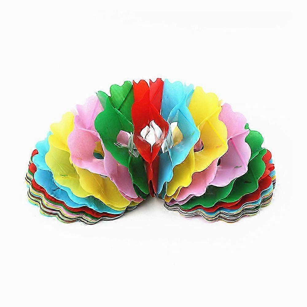 Colorful Magic Pull Flower Garland For Stage Magic Tricks Props