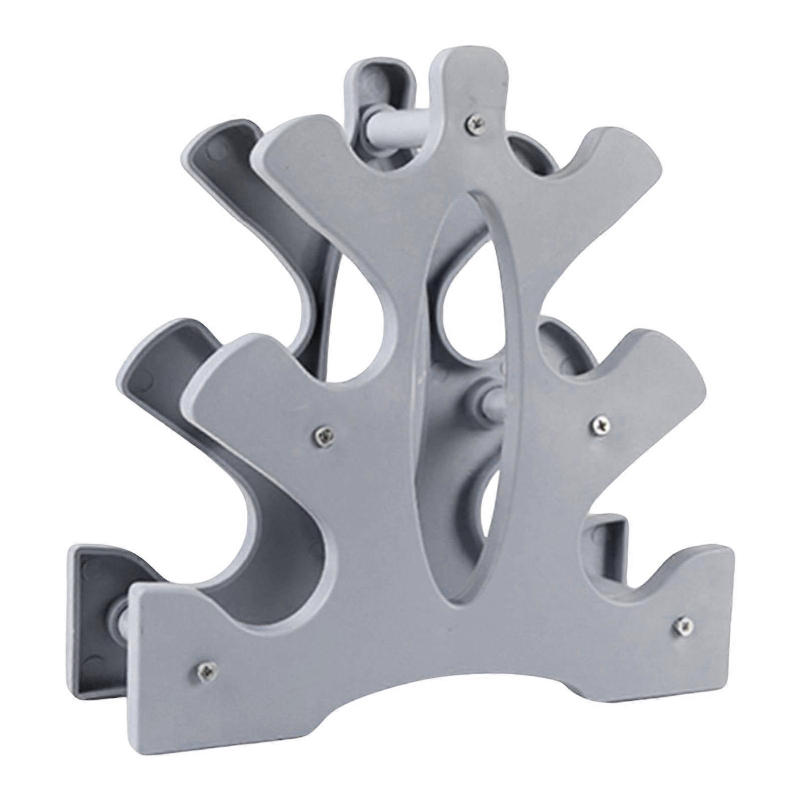 Triangular Dumbbell Storage Rack for Gym Organization Portable Weight Holder