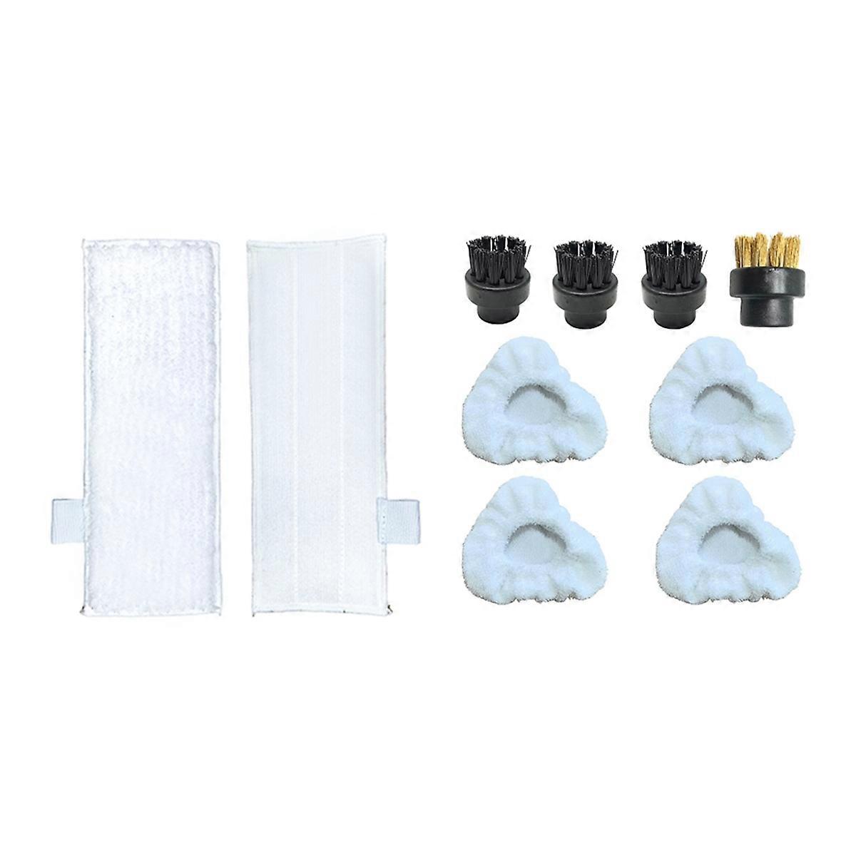 Steam Brushes Steam Bonnet Triangle Steam Mop Pads for Steam Cleaner Replacement Parts