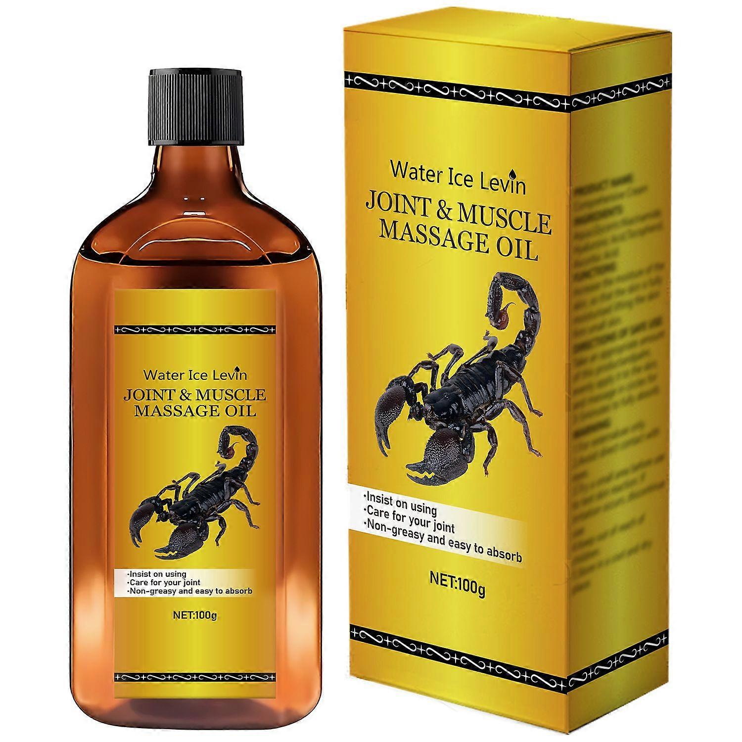 unbrand Huile de Massage Articulaires & Musculaires - Extrait d’Arnica et Menthe Poivrée - Apaiser l