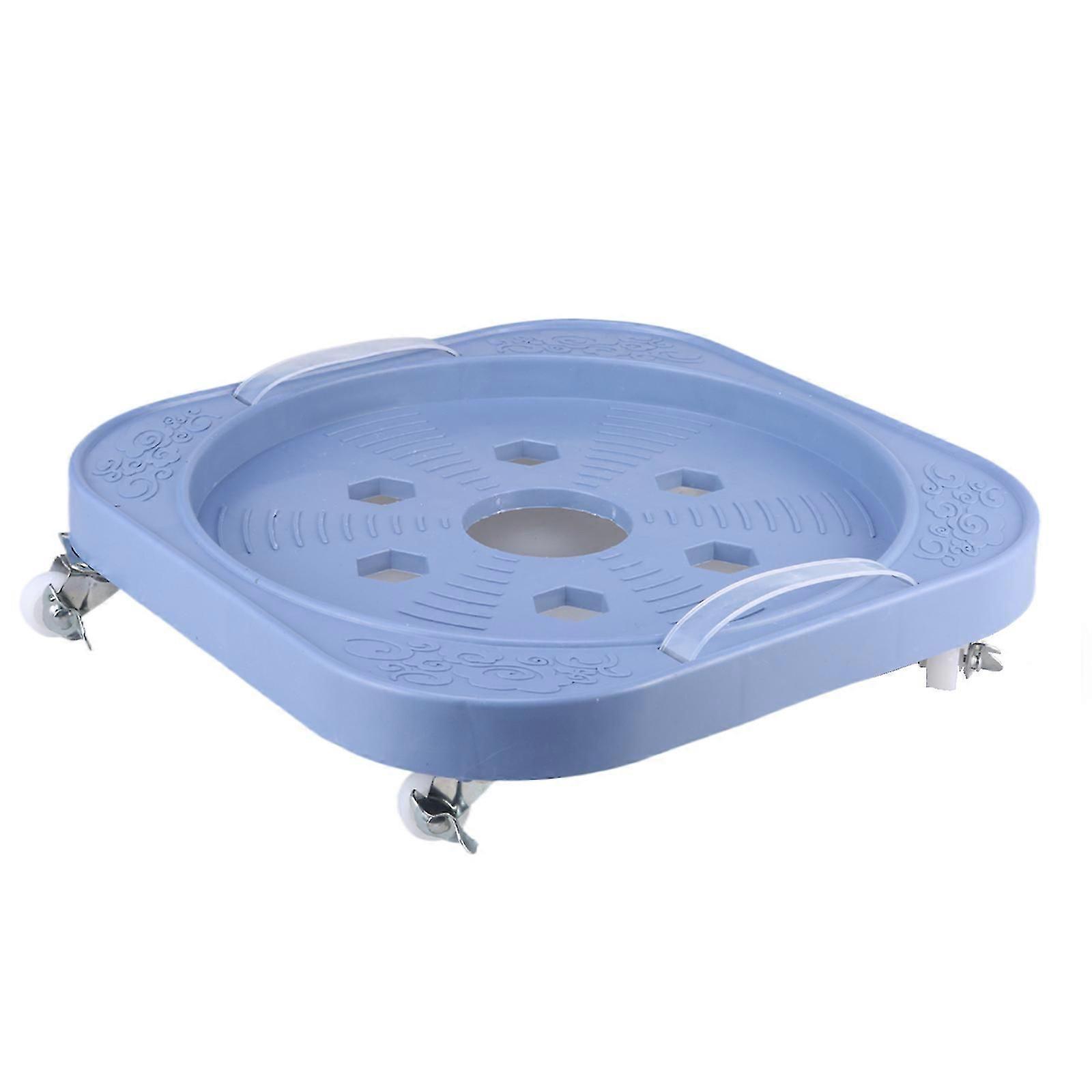 Gas Tanks Tray Movable Propanes Cylinders Base Propanes Tanks Tray with Wheel for Gas Cylinders Consignment and Fixed Storage  Grey