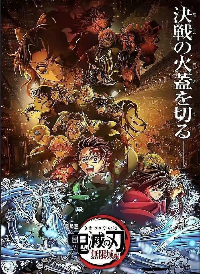 2025 Demon Slayer Anime Advent Countdown Holiday Blind Box Christmas Tree Decoration Cartoon Acrylic Pendant
