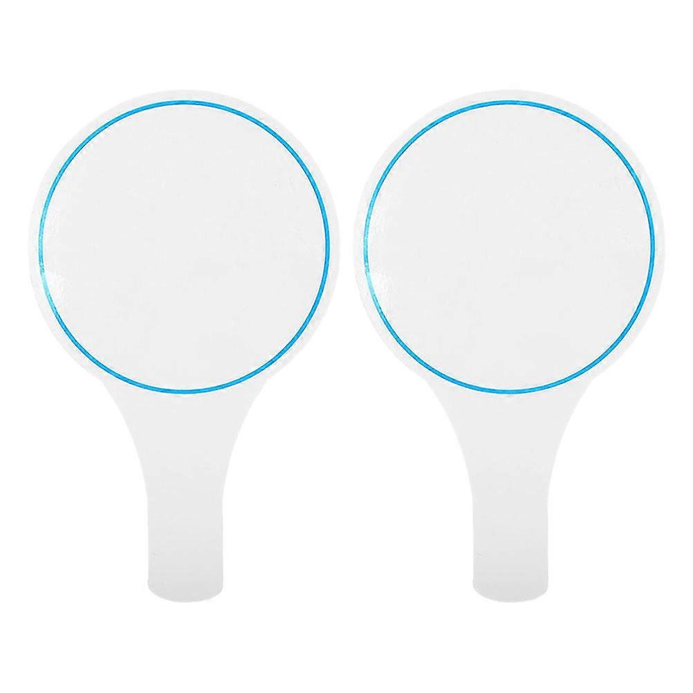 Handheld Whiteboard Dry Erase Paddles Single Sided 8Pcs Blue