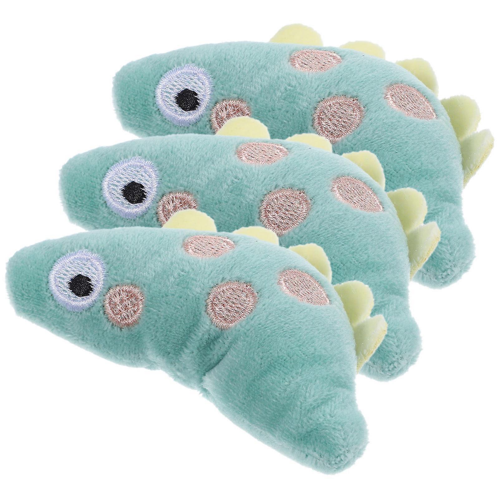 Cute Plush Catnip Chew Toys 6Pcs For Pet Cats Indoor Play Assorted Color Stimulate Cats