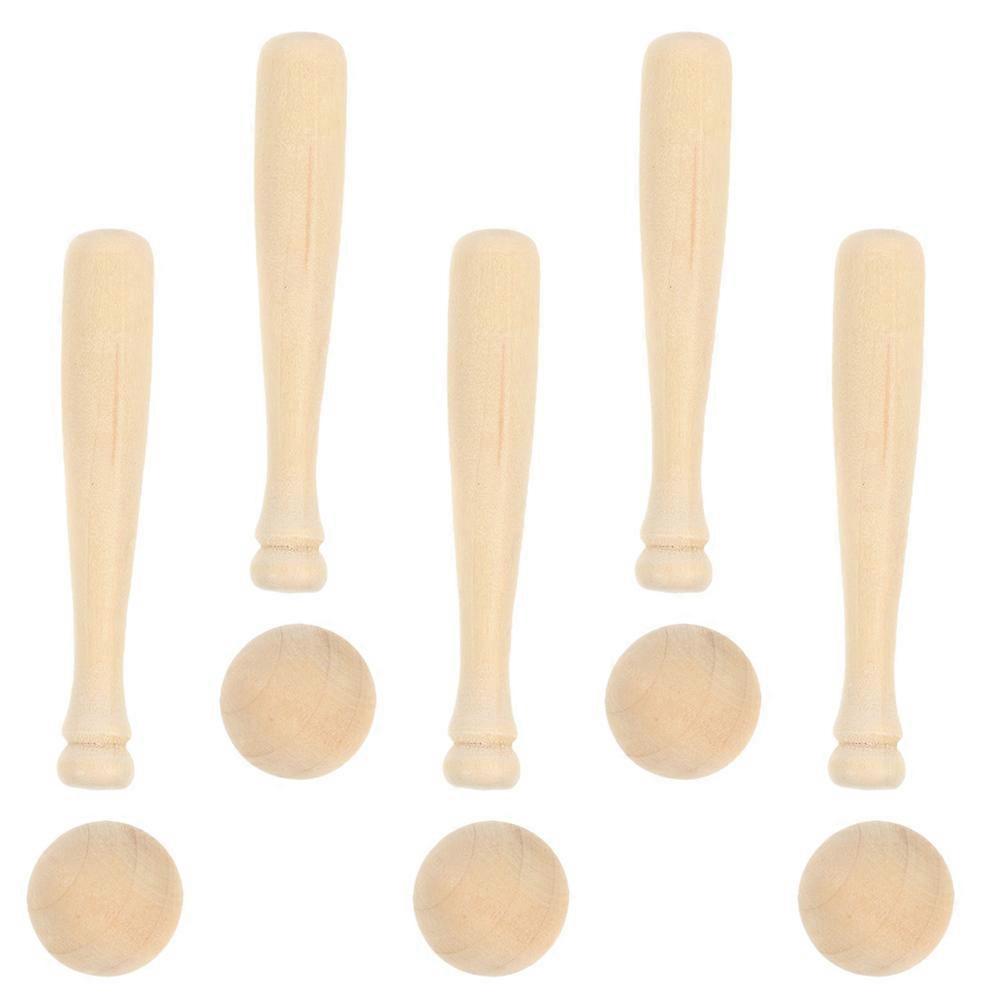 Creative Painting Toy Baseball Bat Model for Playing 1Set
