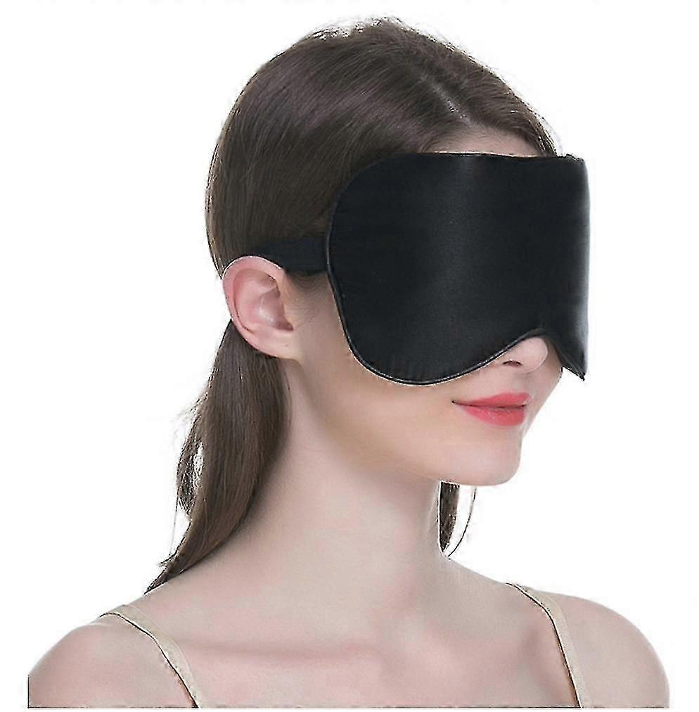 SOVMASK GONMASK 100% SILKE SVART YVL