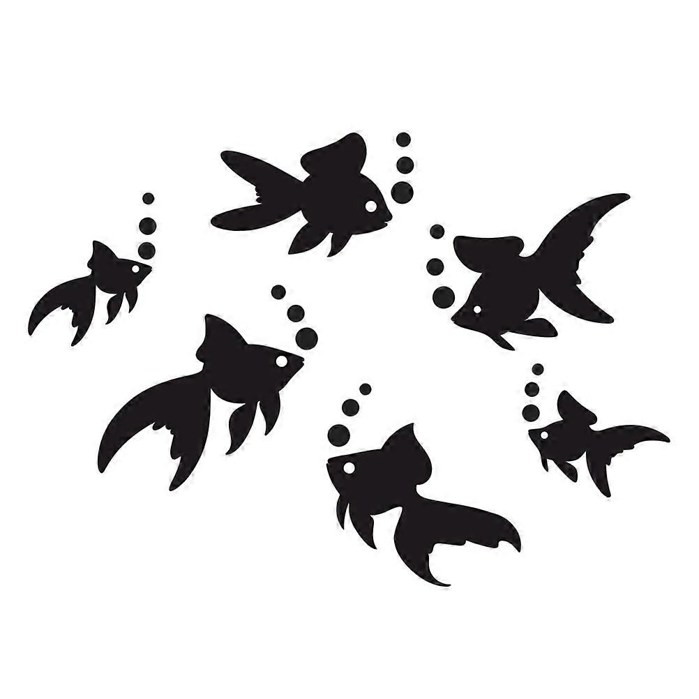 DIY Carp Acrylic Mirror Decal for 1Set Home Decor