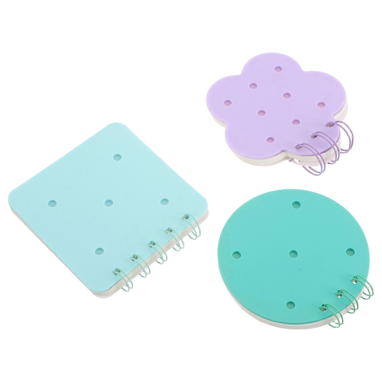 Pocket Notepads Silicone Notepads for Writing 9Pcs Assorted Color