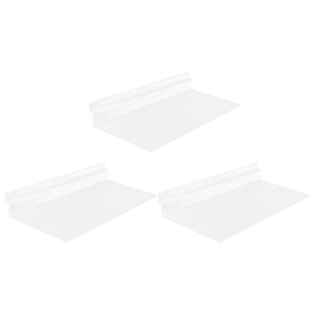 Shoe Tray Clear Plastic Rack for 15Pcs Shoe Storage