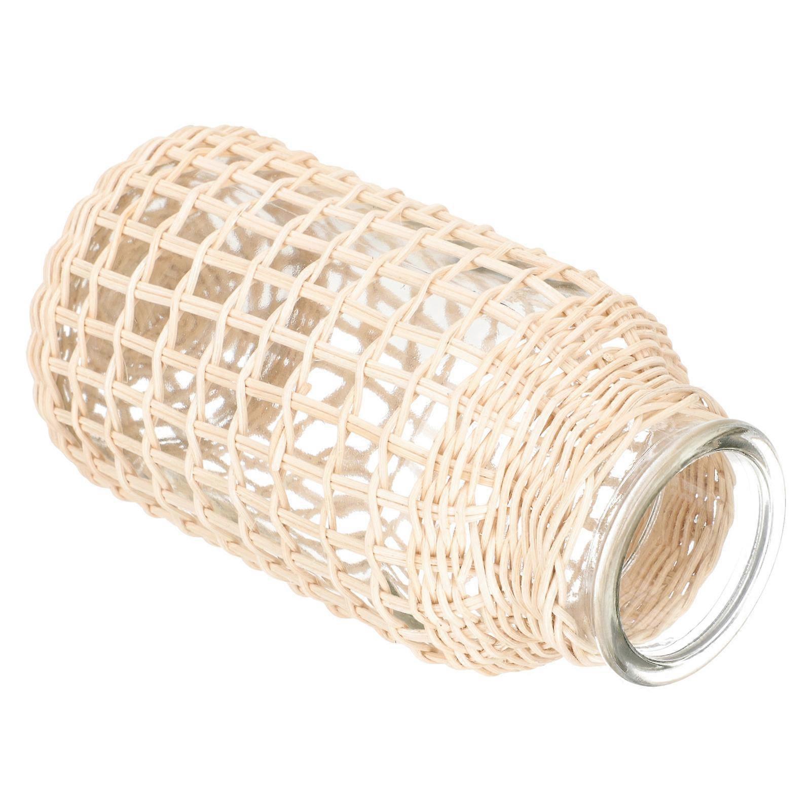 Woven Flower Vase for Decoration Use 3Pcs Rattan Vases Collection
