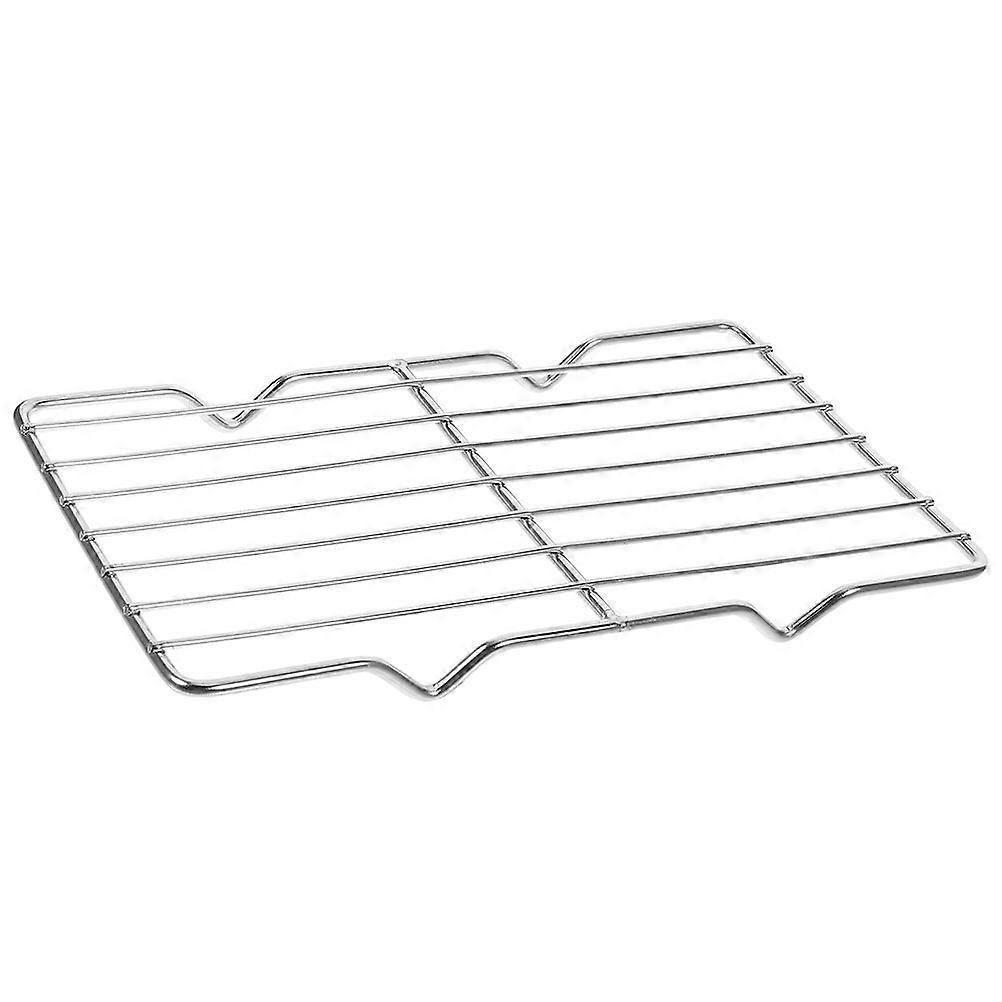 Stainless Steel Roasting Rack Bread Cooling Rack for Bbq Use 2Pcs Silver