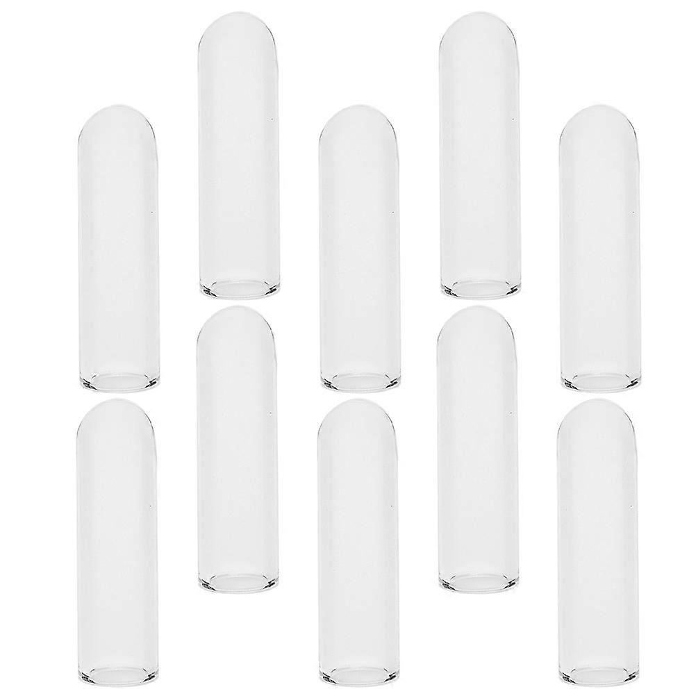 Glass Straw Tip Covers Straw Protectors 40Pcs Transparent Reusable Tips