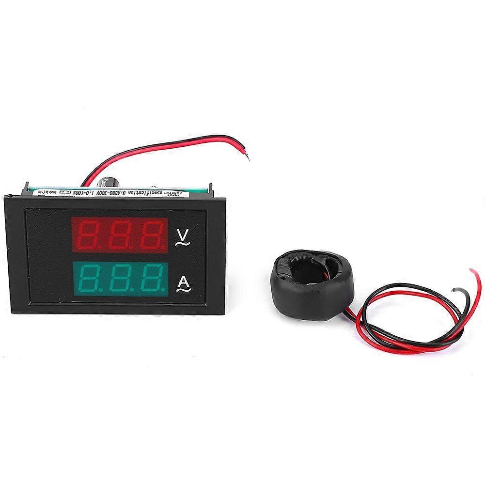 DL85-2042 Dual Display AC 80V-300V 0-100A AC Voltmeter Ammeter Voltage Meter