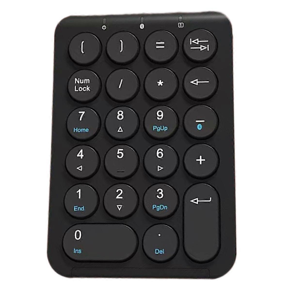 Wireless Bluetooth Number Pad 22 Keys Wireless Financial Accounting Numeric Keypad External Numpad K