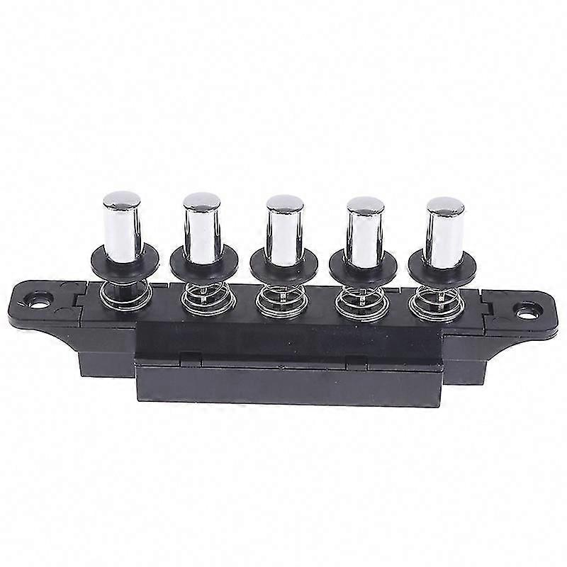 Five-Position Plug-In Button Switch for Range Hood, Silver HFMQV