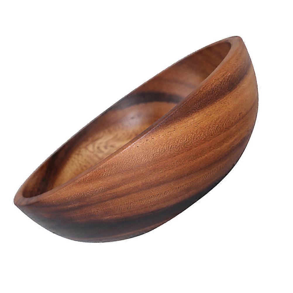 Wooden Bowl Multi Use Fruit Bowl for Storage 10Pcs