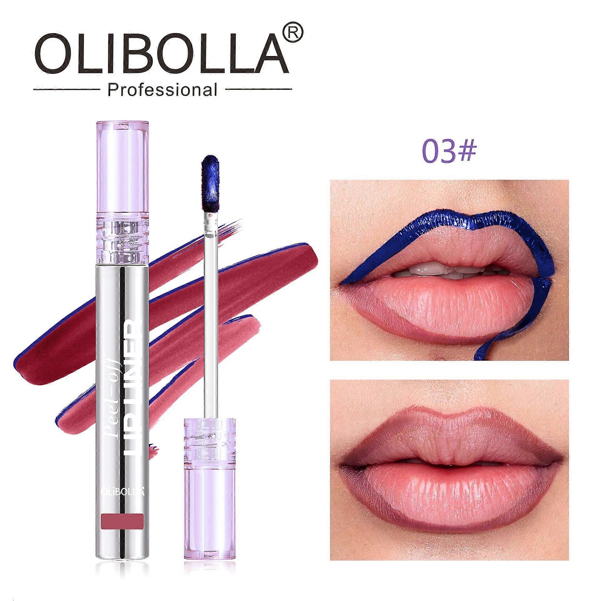 Lip Stain Peel Off Lipstick,Lip Tint High Pigmented Transfer-proof Long Lasting Quick Dry Matte Finish Lip Tint Stain Smooth Easy To Apply Lip Makeup