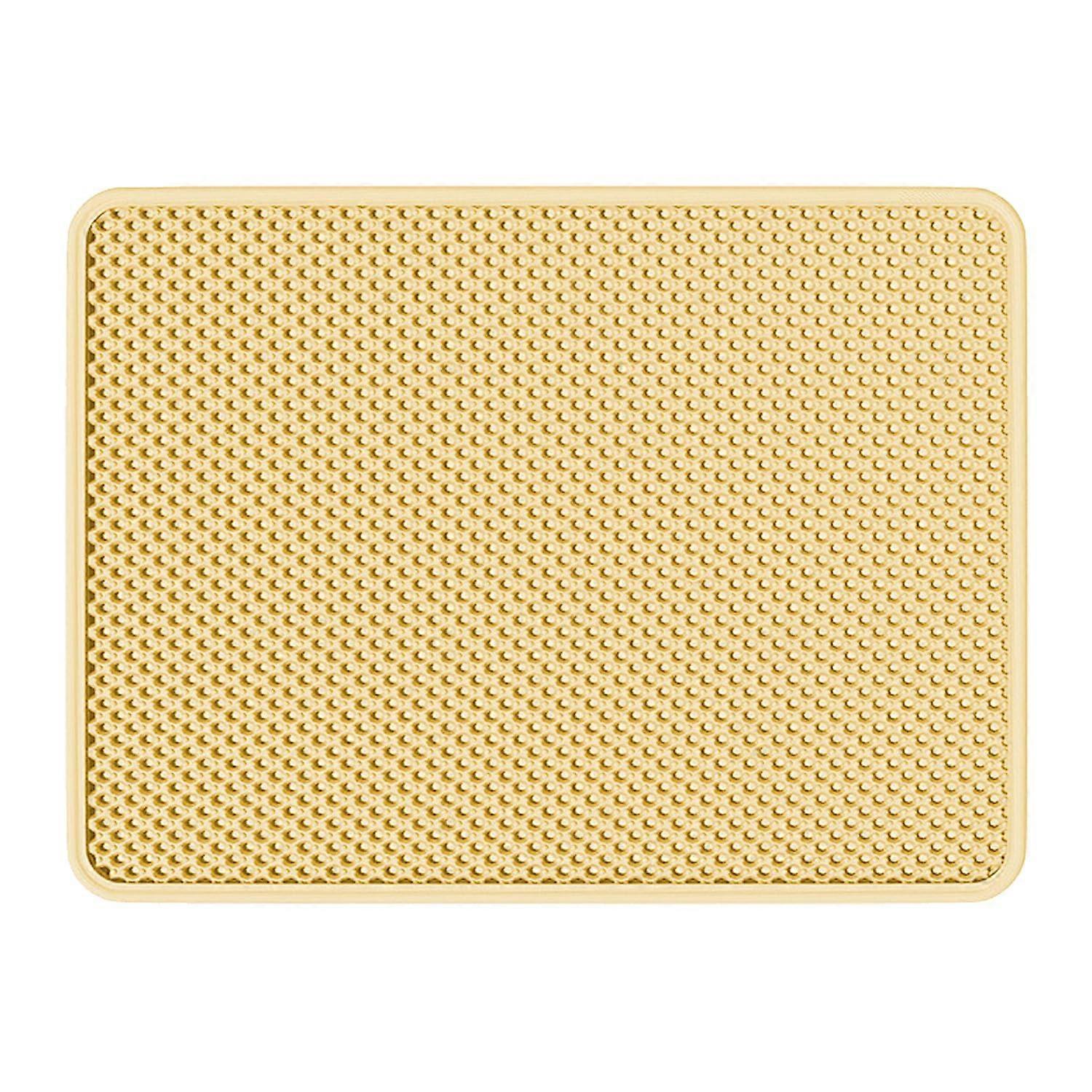 Cat Litter Tray Mat Large 120 By 70 Centimetres EVA Honeycomb Design Waterproof Double Layer