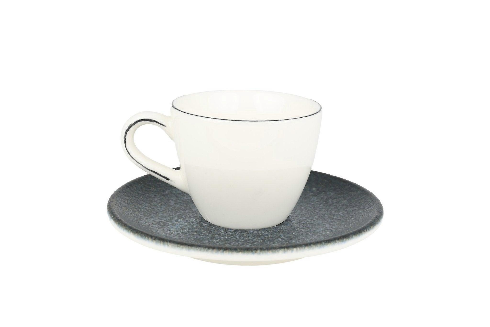 Bonna Vega - Espresso cups and saucer - 80.0 cc - Porcelain -  - set of 6