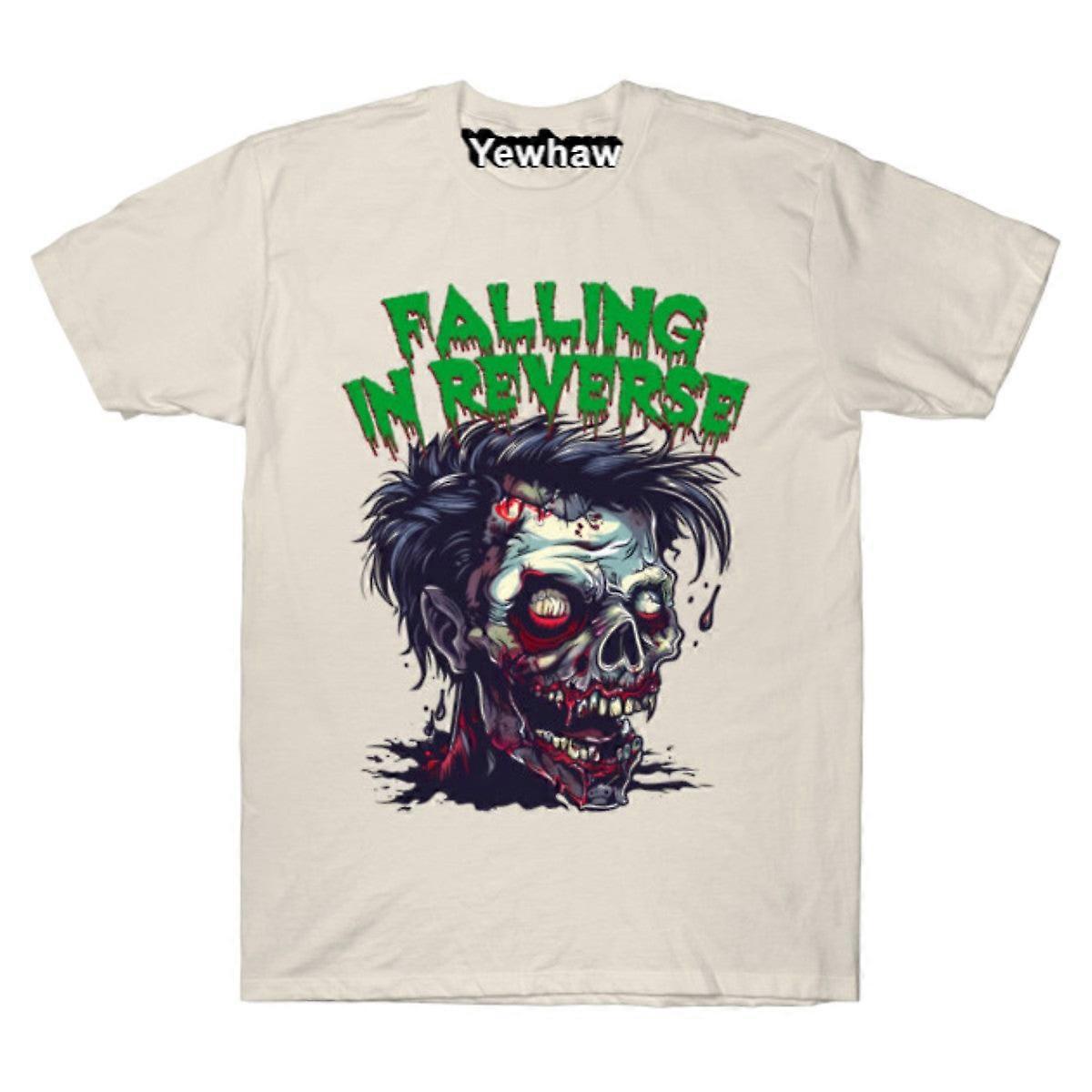 Retro Falling In Reverse Zombie Head T-shirt