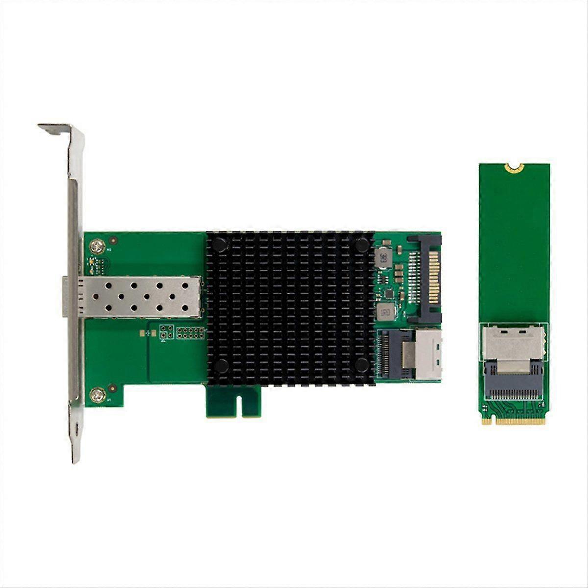 M.2 10G SFP+ Server Network Card Fiber Optic JL82599EN Data Transmission Compatible with Industrial