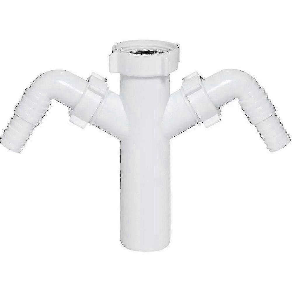 Double dishwasher input for Walkbee 7591 B waste trap pipe