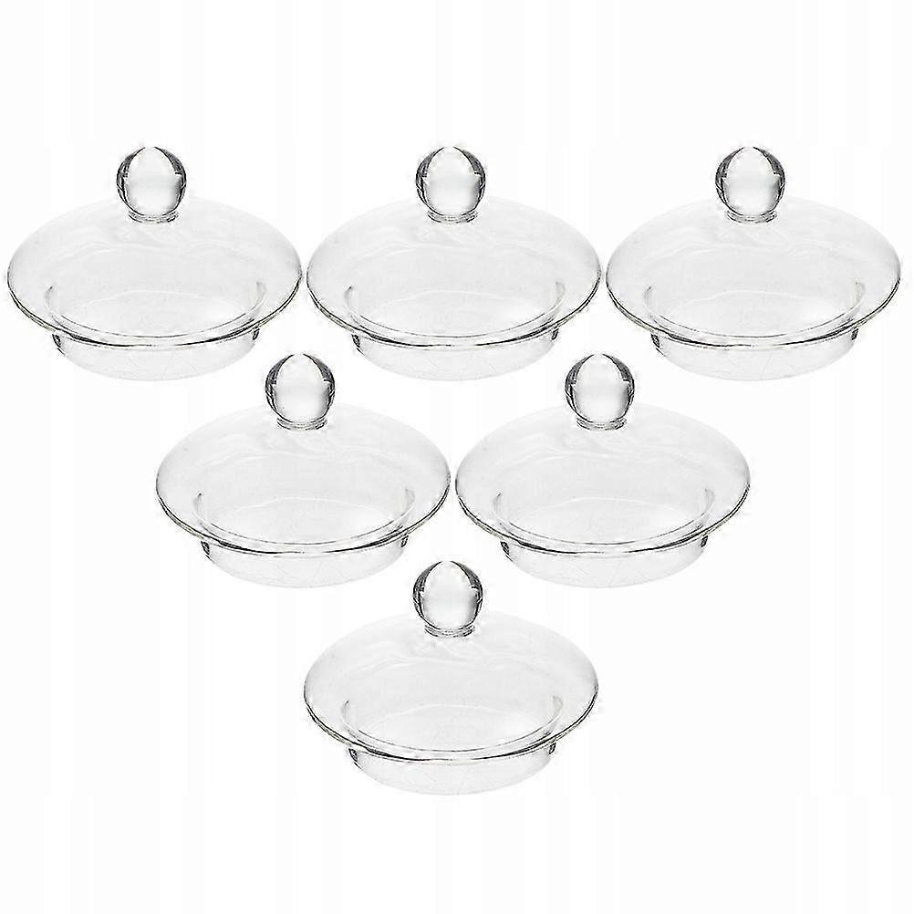 6 Pcs Glass Pitcher Lid Transparent Pitcher Lid For