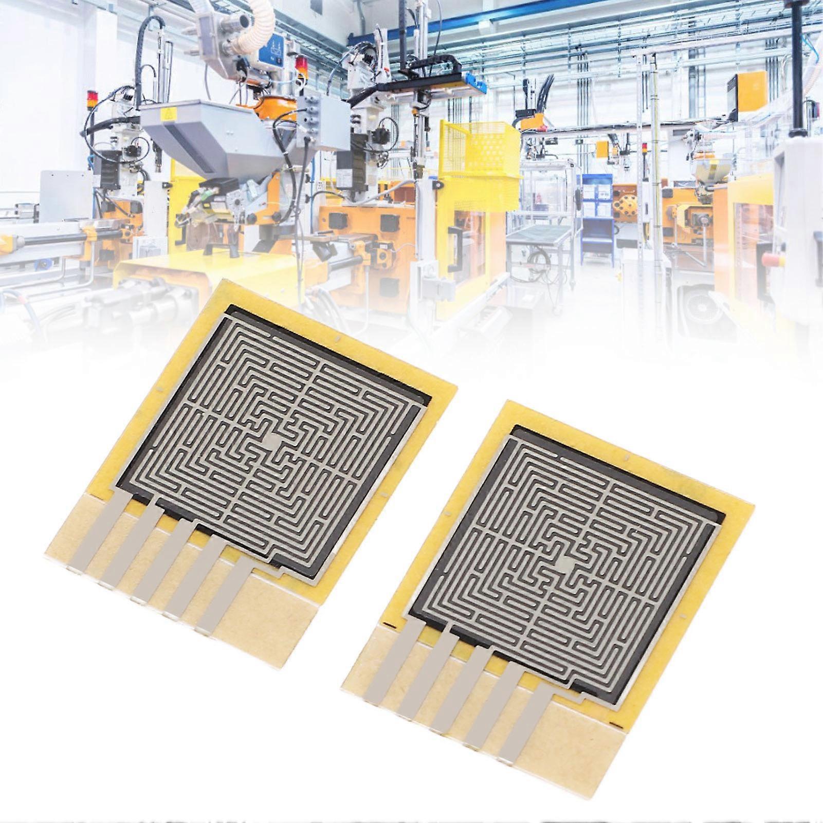 2PCS 10g to 1Kg Resistive Film Pressure Sensor 4 Zones High Sensitivity Force Sensor for Skateboards Robots Keypads 