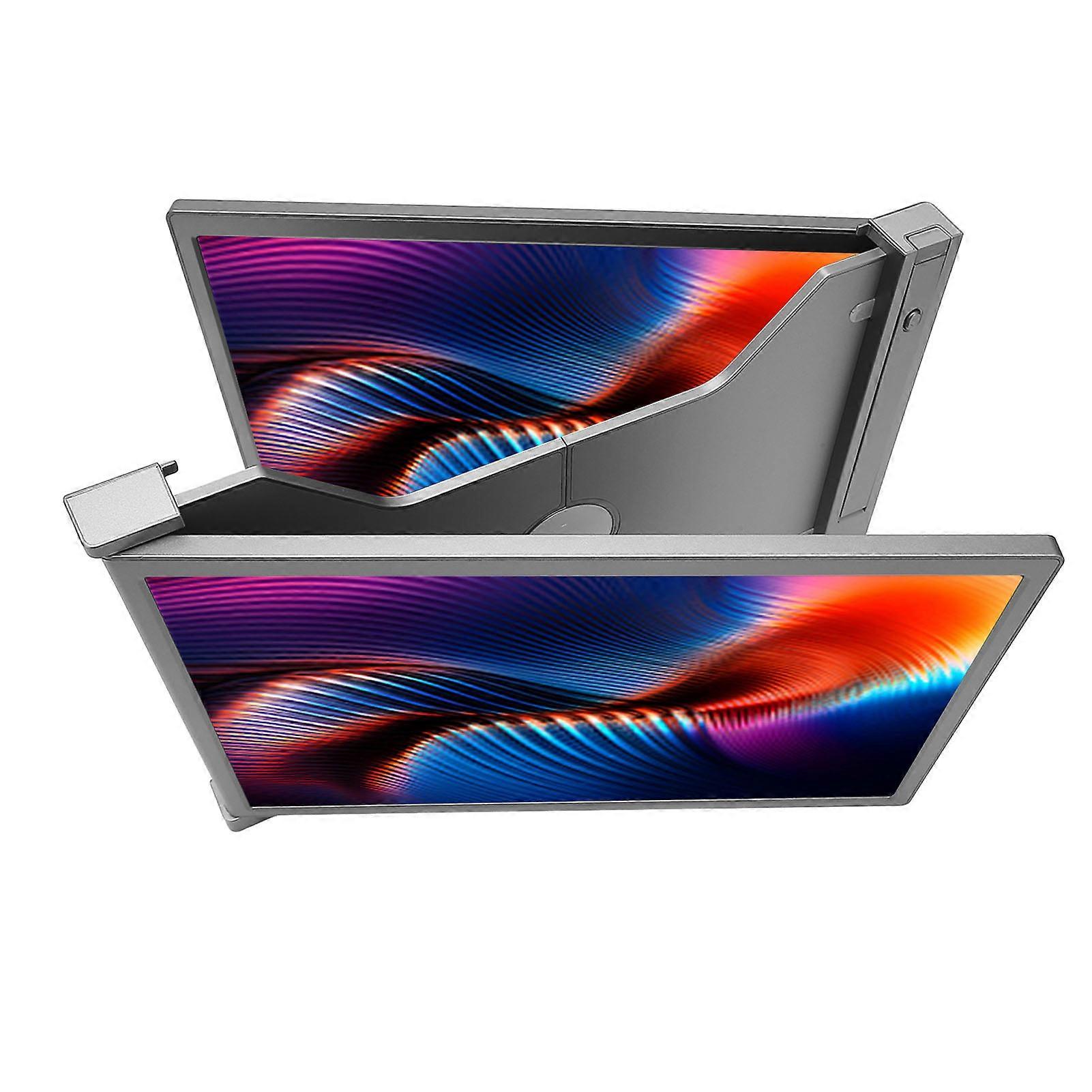 Monitor portatile triplo da 14 pollici per laptop da 15 a 17,3 pollici 1920x1200 IPS Plug and Play Estensore dello schermo del computer portatile argento 