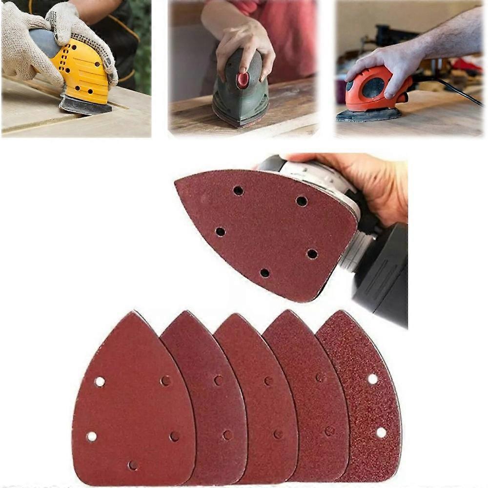 60X Mixed Mouse Sanding Sheets For Black & Decker Palm Sander Pads Sandpaper