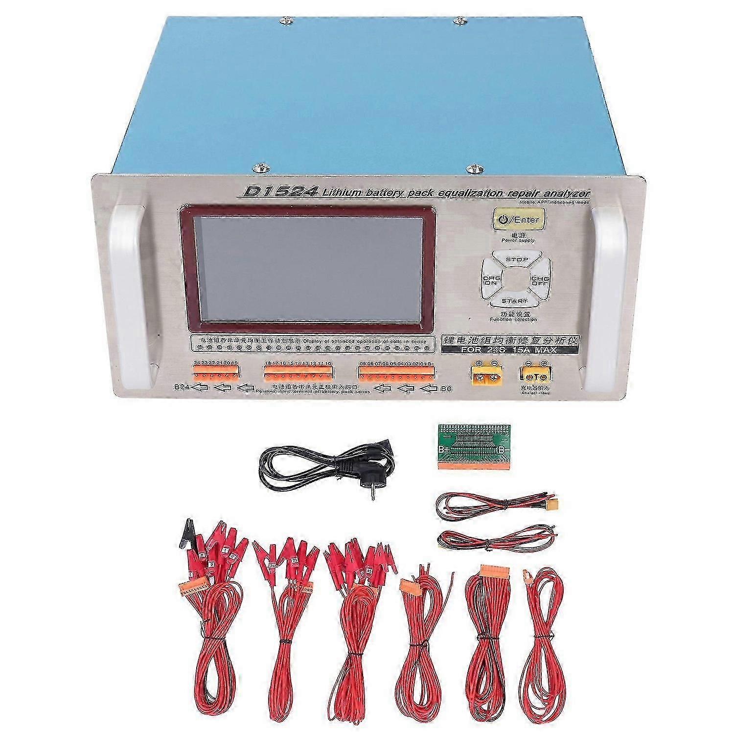 2 To 24S Lithium Battery Pack Equalizer Analyzer Bluetooth Charge Discharge nce Battery Repair Analyzer 110220VAC EU Plug