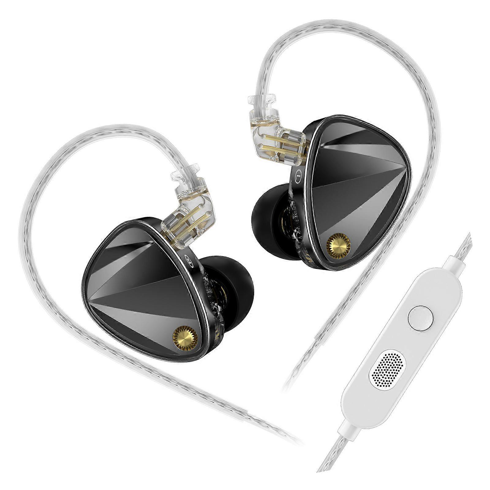 Studio Reference Earphones Triple Driver System Ergonomic Rotating Ear Cups High Resolution Audios For Critical Listenings Multicolor