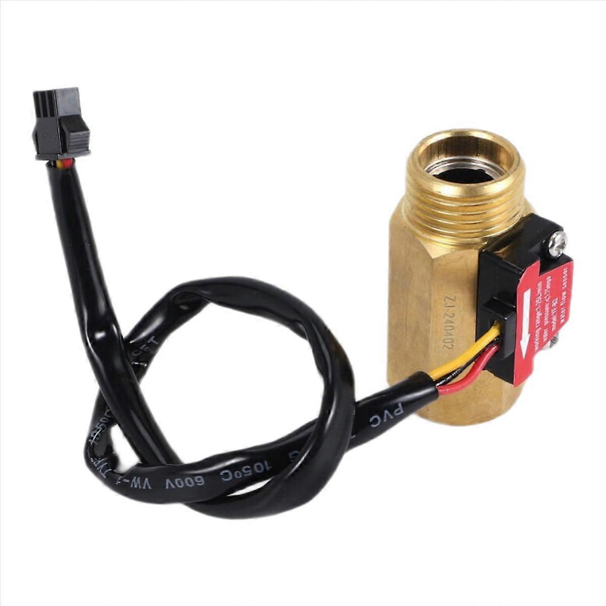 G1/2 inch Water Flow Hall Sensor Switch Flow Meter for Industrial Turbine Flowmeter Water Flow Senso