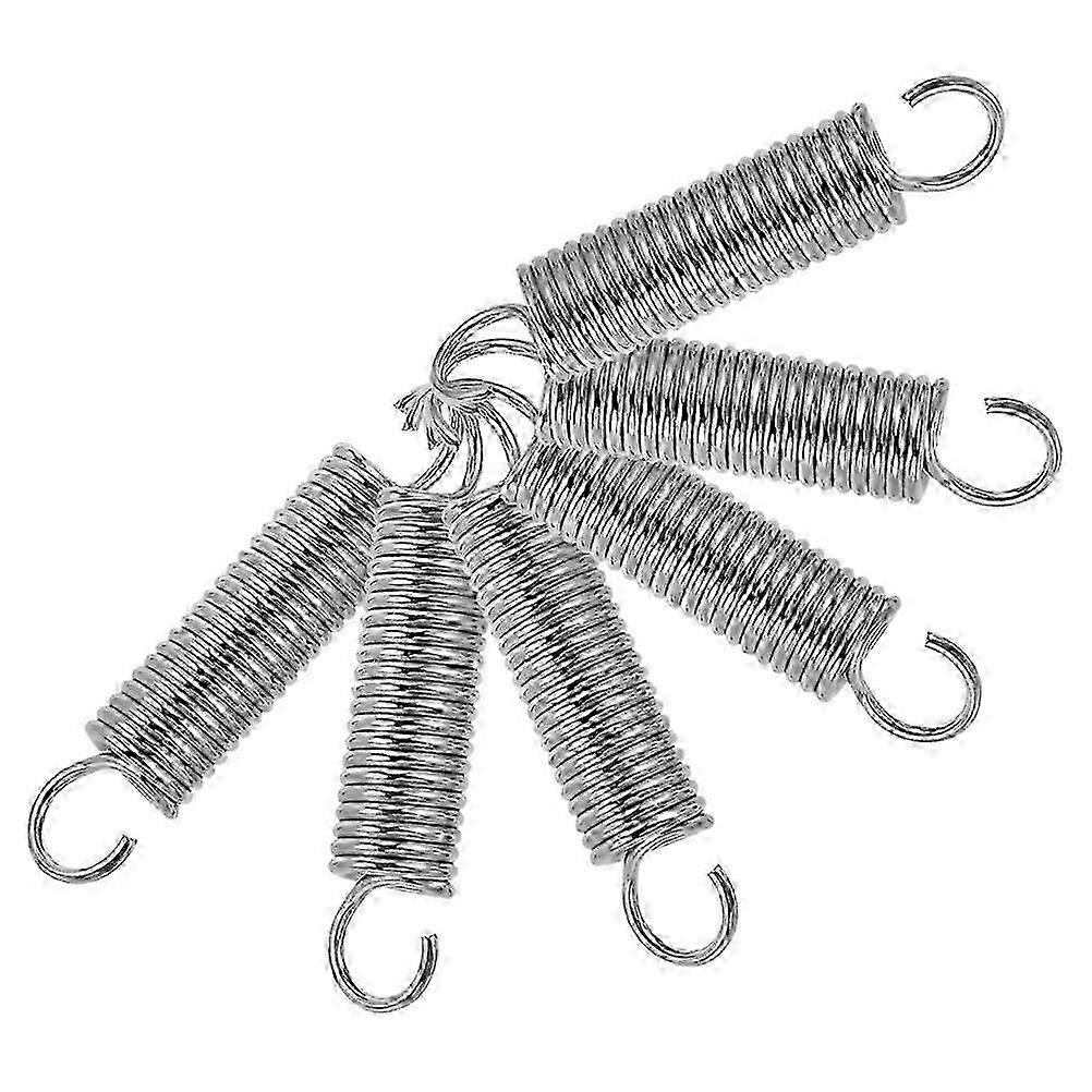 Replacement Springs For Recliners Pedal Spring For Office Use Silver 7.10X1.50X1.50CM Connecting 6Pcs Edition 1104