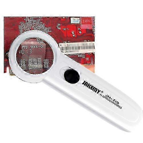JAKEMY JM-Z19 Portable 8X Optical Magnifier with LED Light