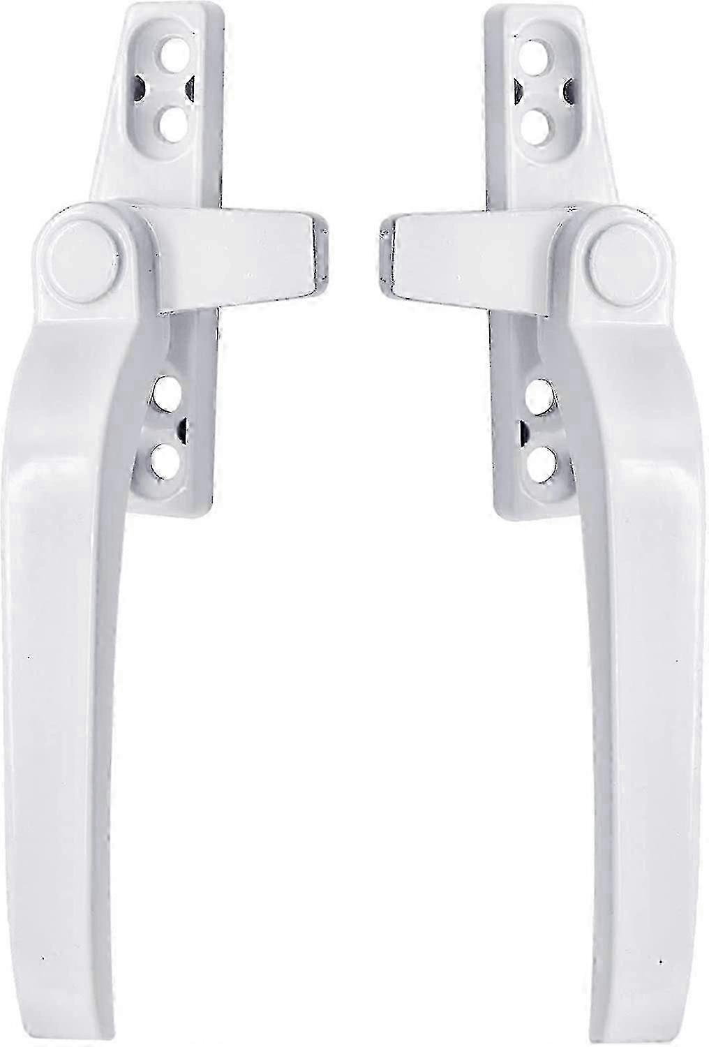 Window Handles, A Pairs Universal White Replacement Rightleft Hand Aluminum Alloy Window Handles With Locks