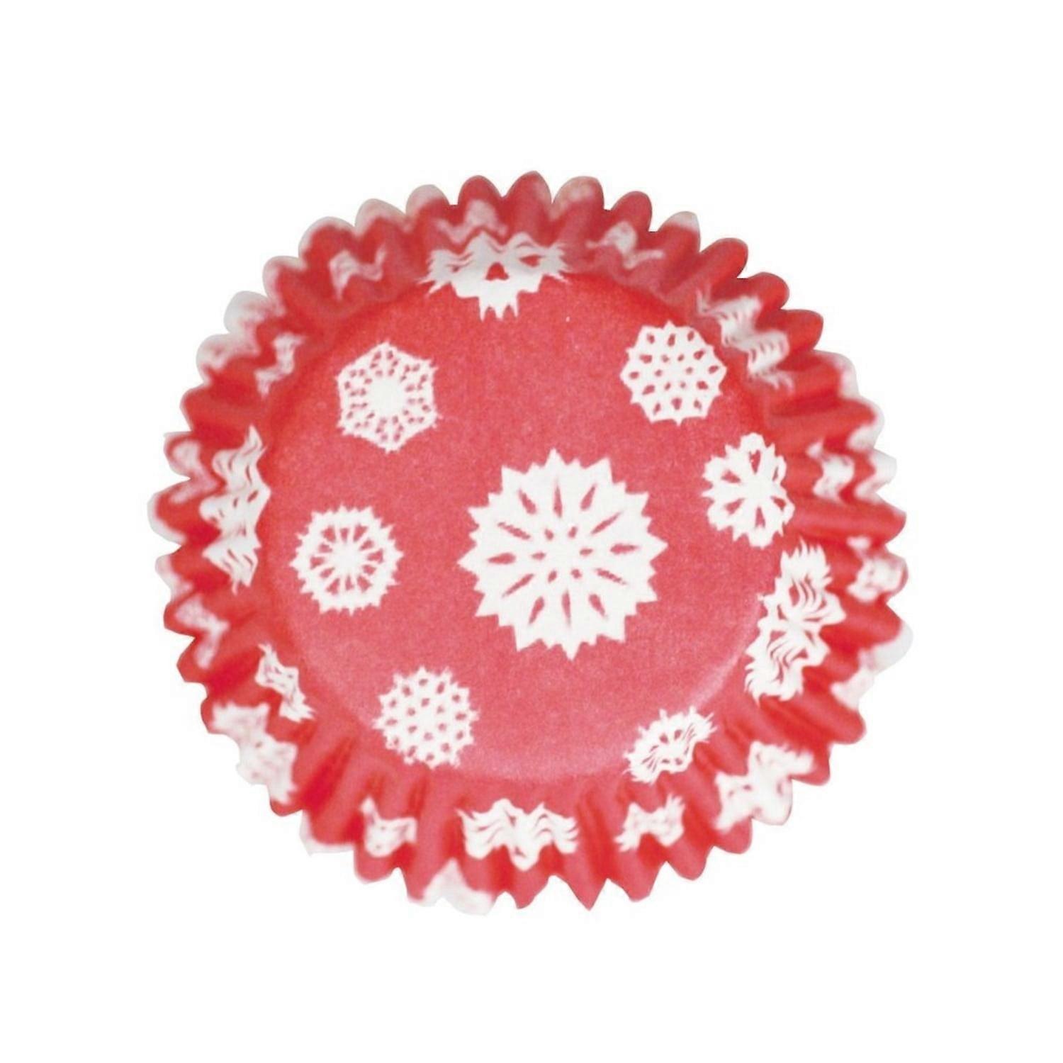 Snowflake Christmas Muffin and Cupcake Cases (Pack of 54)