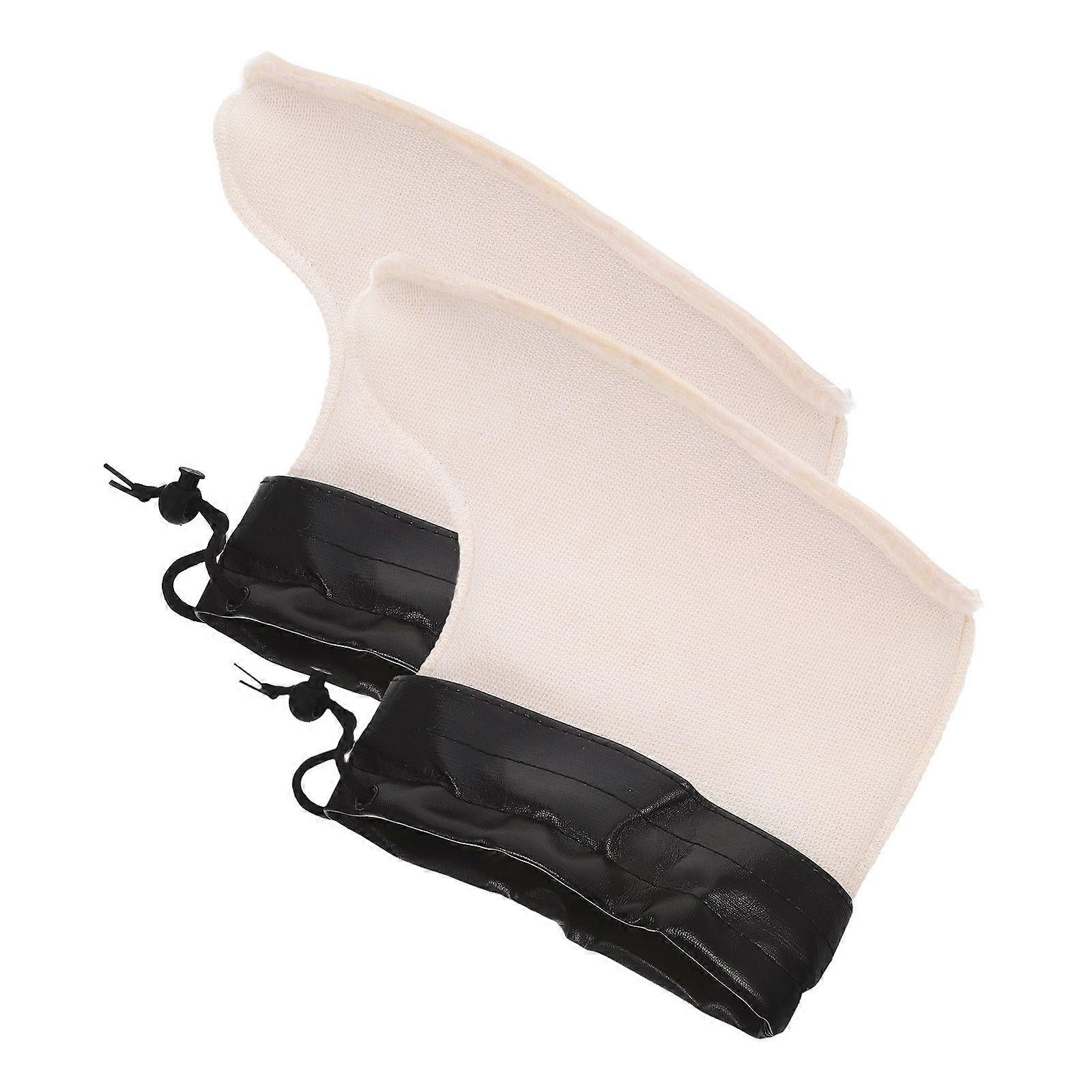 White Cloth Boot Liners for Rain Boots Designed for Winter Warmth 1Pair