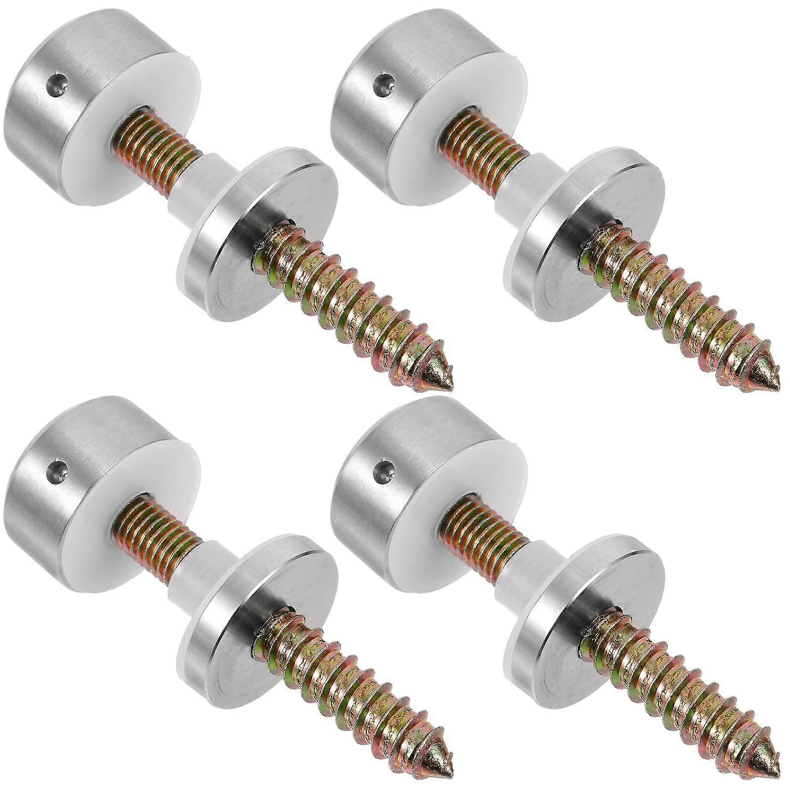 4pcs γυαλί κιγκλίδωμα standoff γυαλί καρφίτσα μπαλκόνι κιγκλίδωμα γυαλί στηρίγματα γυαλί κιγκλίδωμα υλικό