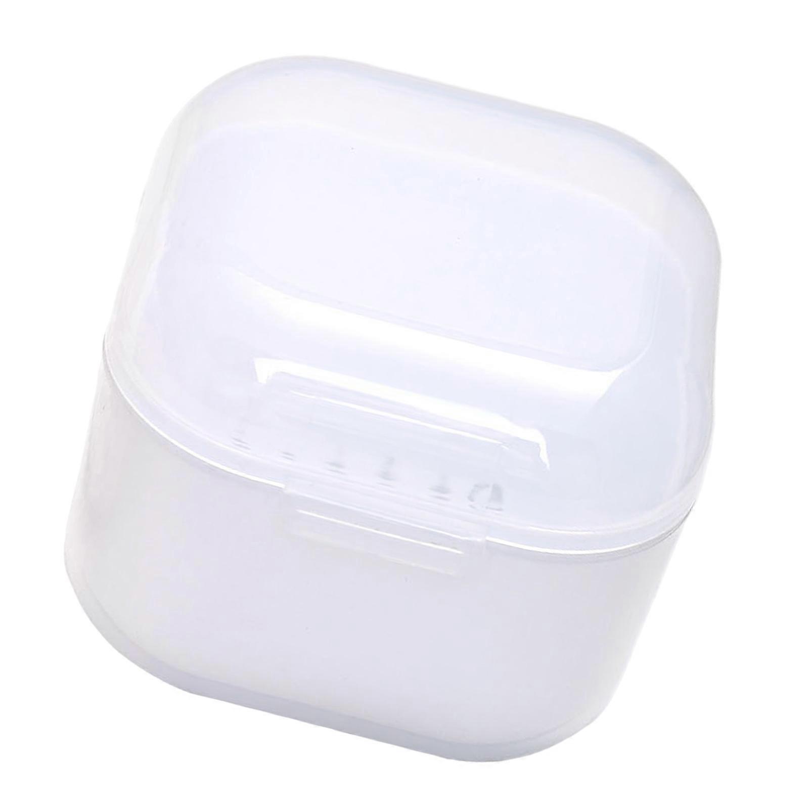 Dustproof ABS Manicuring Drill Pasteurization Container With Stone Framework Blankets And Securable Transportable Organization Structure  White