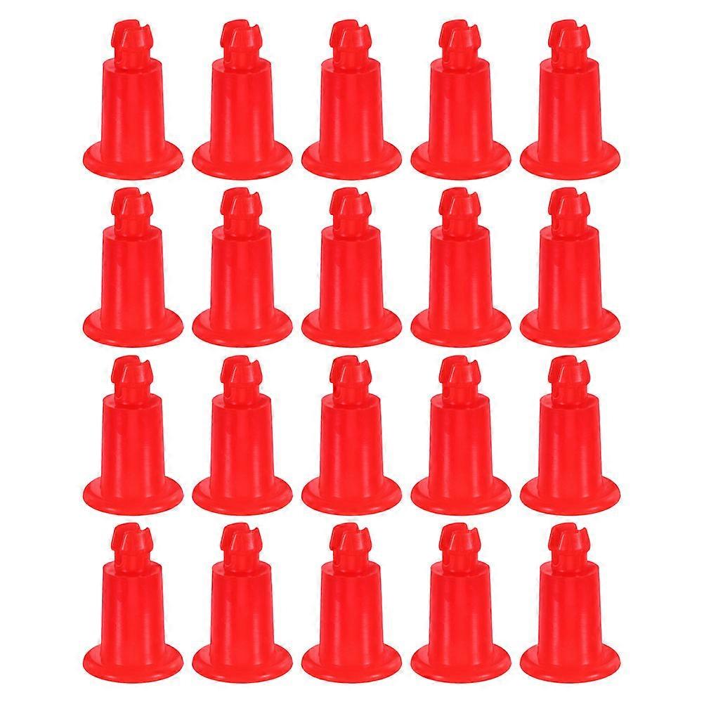 Weigh Pan Leveling Feet Stable Support Kitchen Weighing Red 25Pack